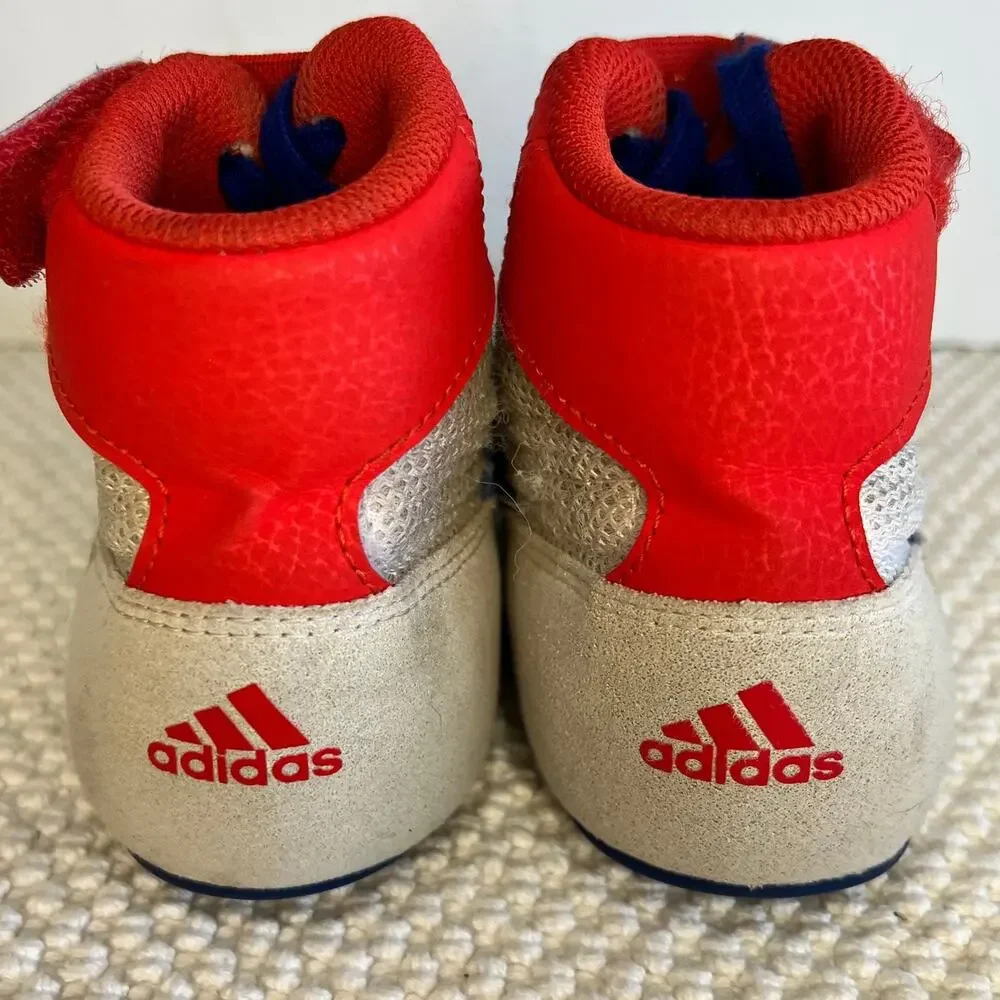 Adidas YYJ 606004 Kids 13 Wrestling Shoe Hi-Top Lace Up Boxing MMA Training